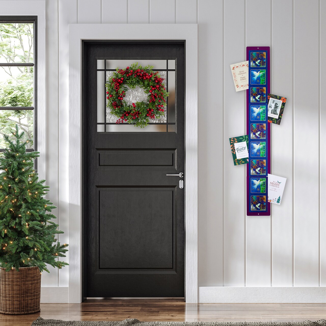 CC Christmas Decor Peace Dove Christmas Card Wall Holders - 42" - Set of 4